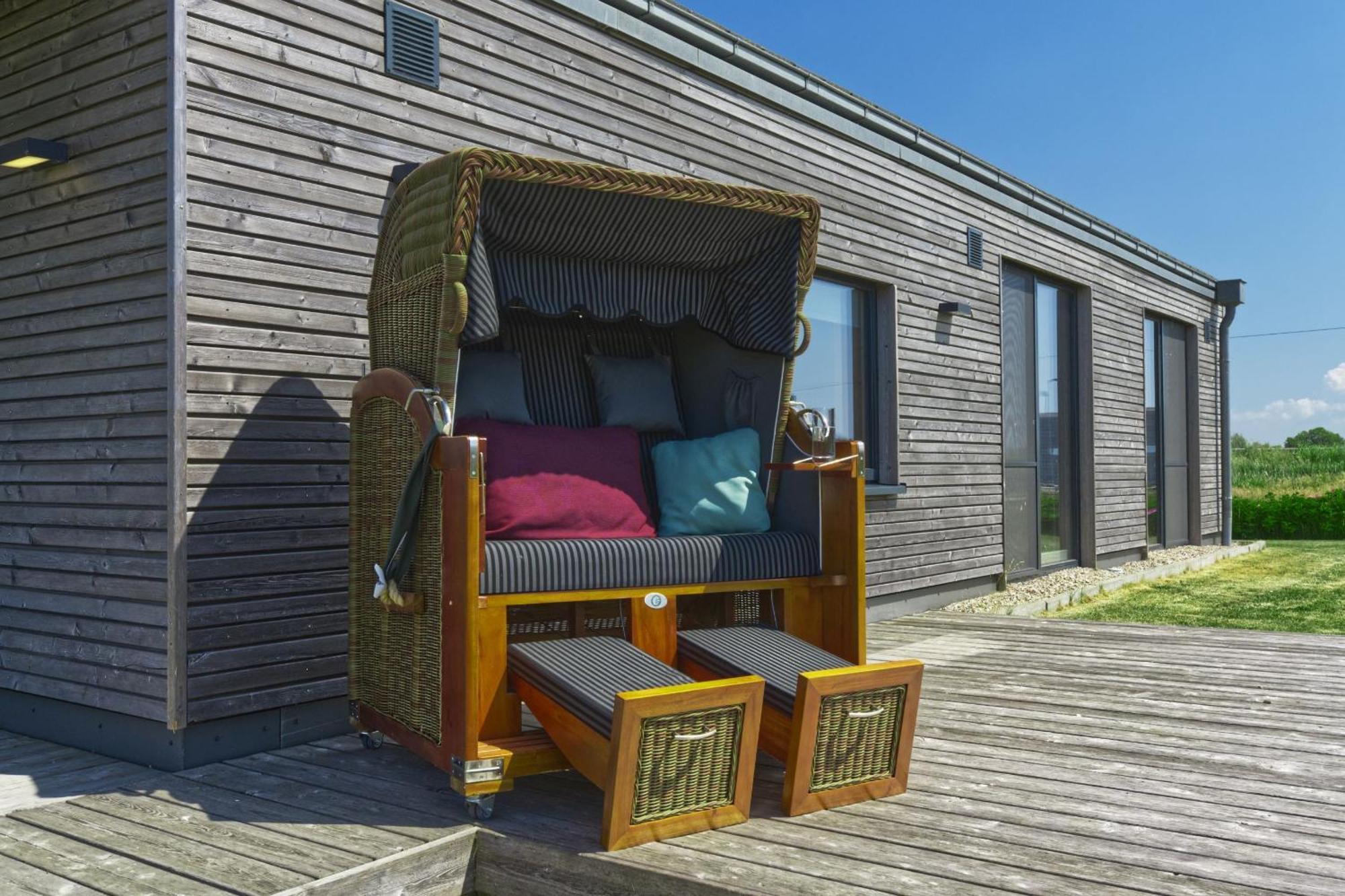 Gud Jard Lodge Nr 09 - Design-Ferienhaus Mit Exklusiver Ausstattung Pellworm Esterno foto